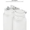 HidrateSpark PRO 2 älyjuomapullo pillillä, 0,95 l, valkoinen