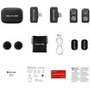 „Hollyland LARK A1“ rinkinys su USB-C imtuvu + „Lightning“ imtuvu + įkrovimo dėklu