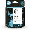 Hewlett Packard (HP) HP 305 -mustekasettipakkaus, musta ja kolmiväri
