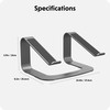 Hyper Desk Mount | HyperSpace Ergonomic Nešiojamas kompiuteris Stand | 16 " | Space Gray
