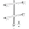 Laikiklis InLine® Aliuminio monitorius desk mount for 4 monitors iki 32", 8kg