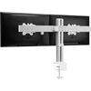 Laikiklis InLine® Aliuminio monitorius desk mount for 2 monitors iki 32", 8kg