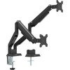 „InLine®“ stalinis laikiklis su keltuvu ir USB 3.0, kilnojamas, dviem ekranams iki 81 cm (32 colių) maks. 9kg
