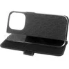 Insmat Exclusive Flip Case piniginės dėklas, iPhone 15 Pro, juodas