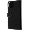 Insmat Exclusive Flip Case piniginės dėklas, iPhone 15, juodas