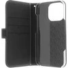 Insmat Exclusive Flip Case piniginės dėklas, Apple iPhone 16 Pro, juodas