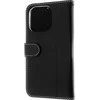 Insmat Exclusive Flip Case piniginės dėklas, Apple iPhone 16 Pro, juodas