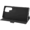 Insmat Exclusive Flip Case piniginės dėklas, Samsung Galaxy S22 Ultra 5G, juodas