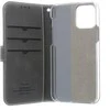 Insmat Exclusive Flip Case piniginės dėklas, iPhone 12 / 12 Pro, juodas