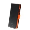 „Insmat Exclusive Flip Case“ piniginės dėklas, skirtas iPhone 6 / 6s / 7/8 / SE juodas / oranžinis