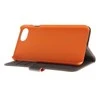 „Insmat Exclusive Flip Case“ piniginės dėklas, skirtas iPhone 6 / 6s / 7/8 / SE juodas / oranžinis