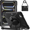 Insmat Ruggered Armor -suojakotelo, Apple iPad Pro 13 2024, musta