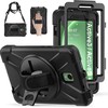 „Insmat Rugged Armor“ apsauginis dėklas, „Samsung Galaxy Tab Active 5“, juodas
