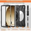 Insmat Ruggered Armor apsauginis dėklas, Samsung Galaxy Tab A9+, juodas