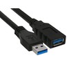 Inline Įmontuojamas USB 3.0 prailgintuvas - 1 m
