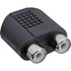 Intos InLine 2 x RCA lizdas - 3,5 mm vidinis adapteris