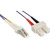 InLine LC / SC Fiber- optinis laidas, 50 / 125μm, OM4 1m (88641P)