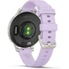 Išmanusis laikrodis Garmin Lily® 2 Active, Sidabro spalvos su alyvinės spalvos silikoniniu dirželiu