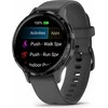 Išmanusis laikrodis Garmin Venu® 3S, Skalūno spalvos nerūdijančiojo plieno apvadas, su akmenėlių pilkos spalvos korpusu ir silikoniniu dirželiu