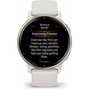 Išmanusis laikrodis Garmin vívoactive® 5 Kreminės aukso spalvos aliuminio apvadas su dramblio kaulo spalvos korpusu ir silikoniniu dirželiu