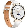 HUAWEI WATCH GT4 41mm Gold White Leather Armband