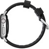 Nomad Rugged Strap, Apple Watch 42/44/45 mm, juoda / sidabrinė