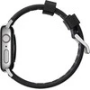 Nomad Rugged Strap, Apple Watch 42/44/45 mm, juoda / sidabrinė