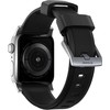 Nomad Rugged Strap, Apple Watch 42/44/45 mm, juoda / sidabrinė