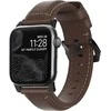 Nomad Išmaniojo laikrodžio Apple odinis dirželis, Rudos spalvos, 42/44mm