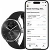 Išmanusis laikrodis Withings Scanwatch 2, 38 mm, Sidabrinės spalvos korpusas su juodos spalvos dirželiu