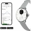 Išmanusis laikrodis Withings Scanwatch 2, 38 mm, Sidabrinės spalvos korpusas su baltos spalvos dirželiu