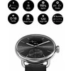 Išmanusis laikrodis Withings Scanwatch 2, 38 mm, Sidabrinės spalvos korpusas su juodos spalvos dirželiu