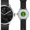 Išmanusis laikrodis Withings Scanwatch 2, 38 mm, Sidabrinės spalvos korpusas su juodos spalvos dirželiu