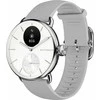 Išmanusis laikrodis Withings Scanwatch 2, 38 mm, Sidabrinės spalvos korpusas su baltos spalvos dirželiu