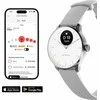 Išmanusis laikrodis Withings Scanwatch Light, 37 mm, Sidabro spalvos korpusas su pilkos spalvos dirželiu