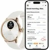 Išmanusis laikrodis Withings Scanwatch Light, 37 mm, Rožinio aukso spalvos korpusas su baltos spalvos dirželiu