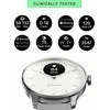 Išmanusis laikrodis Withings Scanwatch Light, 37 mm, Sidabro spalvos korpusas su pilkos spalvos dirželiu