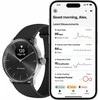 Išmanusis laikrodis Withings Scanwatch Light 37mm, Sidabrinės spalvos korpusas su juodos spalvos dirželiu