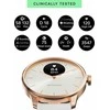 Išmanusis laikrodis Withings Scanwatch Light, 37 mm, Rožinio aukso spalvos korpusas su baltos spalvos dirželiu