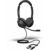 Ausinės JABRA Evolve2 30 SE, USB C/A, UC Stereo