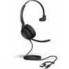 Ausinės JABRA EVOLVE2 50 USB C/A UC - MONO