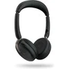 JABRA Evolve2 65 Flex MS Stereo Ausinės on-ear Bluetooth belaidės aktyvus triukšmo slopinimas USB-C juodas Certified skirta Microsoft Te