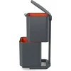 Joseph Joseph JJ-Krepšys do segregacji 40l Totem Compact grafito