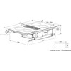 Thermex Le Mans Typhoon Kompaktiška indukcinė kaitlentė su ištraukimo ventiliatoriumi, 80 cm