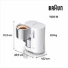 Kavos aparatas Braun PurShine KF1505WH termoskahvinkeitin