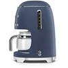 Smeg Kavos aparatas DCF02NBEU, Karaffe 12 Puodeliai, 1050W, Navy Mėlyna