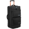 Kelioninis Delsey Jeep JS006B Trolley duffel matkalaukku, 73 cm, musta