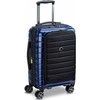 Kelioninis Delsey Shadow 5.0 išplečiamas verslo klasės lagaminas, 55 cm, mėlynas/juodas