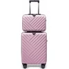 Kelioninis Feru Malibu 55 cm -matkalaukku ja pikkulaukku, liila