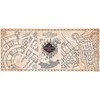 Harry Potter Haris Poteris – žaidimų/stalo kilimėlis XXL Huncwot žemėlapis (80 x 35 cm)